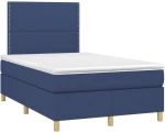 ΚΡΕΒΑΤΙ BOXSPRING ΜΕ ΣΤΡΩΜΑ & LED ΜΠΛΕ 120X200 ΕΚ. ΥΦΑΣΜΑΤΙΝΟ 3135347