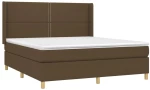 ΚΡΕΒΑΤΙ BOXSPRING ΜΕ ΣΤΡΩΜΑ & LED ΣΚ.ΚΑΦΕ 180X200ΕΚ. ΥΦΑΣΜΑΤΙΝΟ 3138816