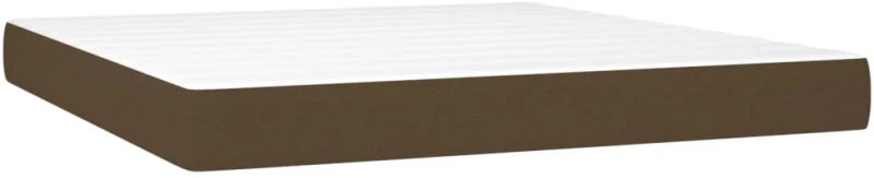 ΚΡΕΒΑΤΙ BOXSPRING ΜΕ ΣΤΡΩΜΑ & LED ΣΚ.ΚΑΦΕ 180X200ΕΚ. ΥΦΑΣΜΑΤΙΝΟ 3138816