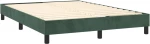 ΚΡΕΒΑΤΙ BOXSPRING ΜΕ ΣΤΡΩΜΑ ΣΚΟΥΡΟ ΠΡΑΣΙΝΟ 140X200ΕΚ. ΒΕΛΟΥΔΙΝΟ 3141308