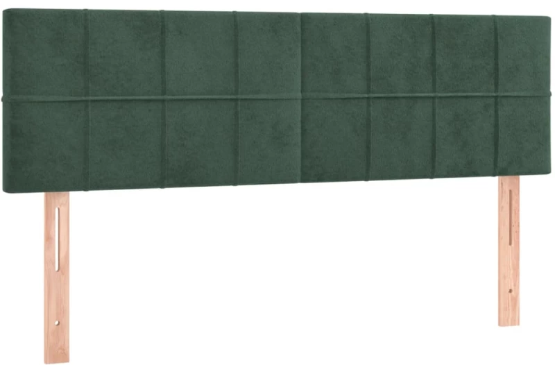 ΚΡΕΒΑΤΙ BOXSPRING ΜΕ ΣΤΡΩΜΑ ΣΚΟΥΡΟ ΠΡΑΣΙΝΟ 140X200ΕΚ. ΒΕΛΟΥΔΙΝΟ 3141308