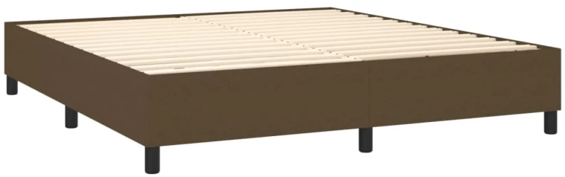 ΚΡΕΒΑΤΙ BOXSPRING ΜΕ ΣΤΡΩΜΑ ΣΚΟΥΡΟ ΚΑΦΕ 180X200 ΕΚ ΥΦΑΣΜΑΤΙΝΟ 3141716