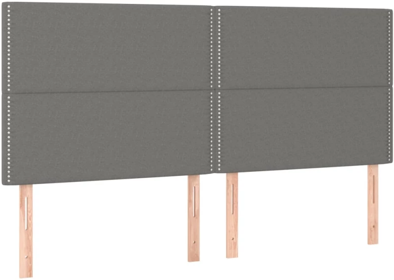 ΚΡΕΒΑΤΙ BOXSPRING ΜΕ ΣΤΡΩΜΑ ΣΚΟΥΡΟ ΓΚΡΙ 180X200 ΕΚ ΥΦΑΣΜΑΤΙΝ 3136534