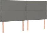 ΚΡΕΒΑΤΙ BOXSPRING ΜΕ ΣΤΡΩΜΑ ΣΚΟΥΡΟ ΓΚΡΙ 180X200 ΕΚ ΥΦΑΣΜΑΤΙΝ 3136534