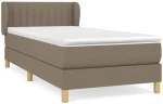 ΚΡΕΒΑΤΙ BOXSPRING ΜΕ ΣΤΡΩΜΑ TAUPE 80X200 ΕΚ. ΥΦΑΣΜΑΤΙΝΟ 3126921