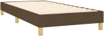 ΚΡΕΒΑΤΙ BOXSPRING ΜΕ ΣΤΡΩΜΑ ΣΚΟΥΡΟ ΚΑΦΕ 90X190 ΕΚ. ΥΦΑΣΜΑΤΙΝΟ 3140900