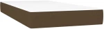 ΚΡΕΒΑΤΙ BOXSPRING ΜΕ ΣΤΡΩΜΑ ΣΚΟΥΡΟ ΚΑΦΕ 90X190 ΕΚ. ΥΦΑΣΜΑΤΙΝΟ 3140900