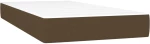 ΚΡΕΒΑΤΙ BOXSPRING ΜΕ ΣΤΡΩΜΑ ΣΚΟΥΡΟ ΚΑΦΕ 90X190 ΕΚ. ΥΦΑΣΜΑΤΙΝΟ 3140820