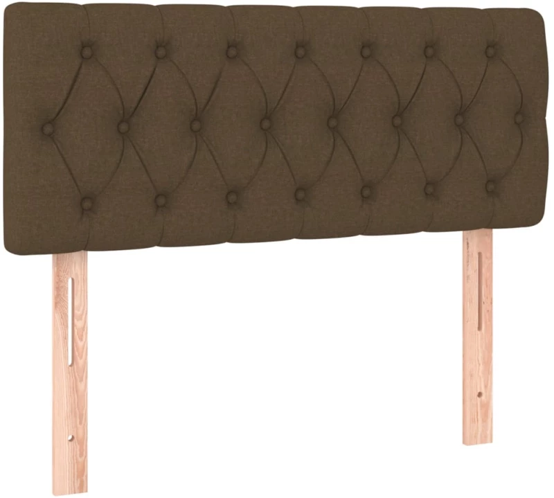 ΚΡΕΒΑΤΙ BOXSPRING ΜΕ ΣΤΡΩΜΑ ΣΚΟΥΡΟ ΚΑΦΕ 90X190 ΕΚ. ΥΦΑΣΜΑΤΙΝΟ 3140820
