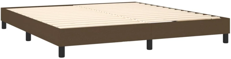 ΚΡΕΒΑΤΙ BOXSPRING ΜΕ ΣΤΡΩΜΑ ΣΚΟΥΡΟ ΚΑΦΕ 180X200 ΕΚ ΥΦΑΣΜΑΤΙΝΟ 3139996