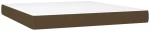 ΚΡΕΒΑΤΙ BOXSPRING ΜΕ ΣΤΡΩΜΑ ΣΚΟΥΡΟ ΚΑΦΕ 180X200 ΕΚ ΥΦΑΣΜΑΤΙΝΟ 3139996