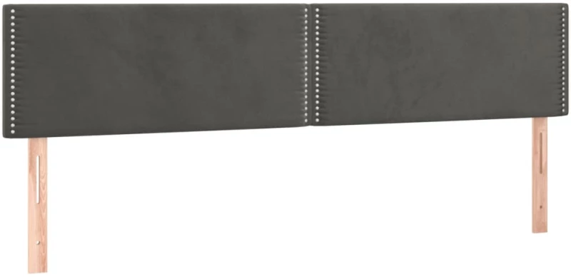 ΚΡΕΒΑΤΙ BOXSPRING ΜΕ ΣΤΡΩΜΑ ΣΚΟΥΡΟ ΓΚΡΙ 160X200 ΕΚ. ΒΕΛΟΥΔΙΝΟ 3127440