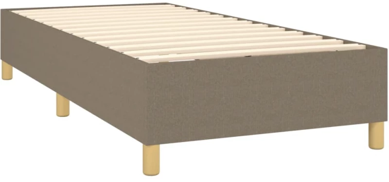 ΚΡΕΒΑΤΙ BOXSPRING ΜΕ ΣΤΡΩΜΑ & LED TAUPE 90X190 ΕΚ. ΥΦΑΣΜΑΤΙΝΟ 3135321