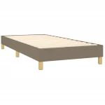 ΚΡΕΒΑΤΙ BOXSPRING ΜΕ ΣΤΡΩΜΑ TAUPE 90X190 ΕΚ.ΥΦΑΣΜΑΤΙΝΟ 3126849