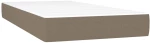 ΚΡΕΒΑΤΙ BOXSPRING ΜΕ ΣΤΡΩΜΑ TAUPE 90X190 ΕΚ.ΥΦΑΣΜΑΤΙΝΟ 3126849