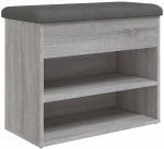 ΠΑΠΟΥΤΣΟΘΗΚΗ ΓΚΡΙ SONOMA 62X32X50 ΕΚ. ΑΠΟ ΕΠΕΞΕΡΓΑΣΜΕΝΟ ΞΥΛΟ 835101