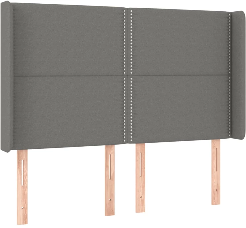ΚΡΕΒΑΤΙ BOXSPRING ΜΕ ΣΤΡΩΜΑ & LED ΣΚ.ΓΚΡΙ 140X200 ΕΚ ΥΦΑΣΜΑΤΙΝΟ 3138238