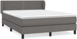 ΚΡΕΒΑΤΙ BOXSPRING ΜΕ ΣΤΡΩΜΑ ΓΚΡΙ 140X190ΕΚ. ΑΠΟ ΣΥΝΘΕΤΙΚΟ ΔΕΡΜΑ 3127251