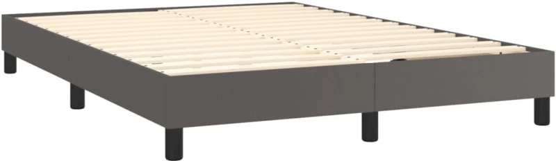 ΚΡΕΒΑΤΙ BOXSPRING ΜΕ ΣΤΡΩΜΑ ΓΚΡΙ 140X190ΕΚ. ΑΠΟ ΣΥΝΘΕΤΙΚΟ ΔΕΡΜΑ 3127251