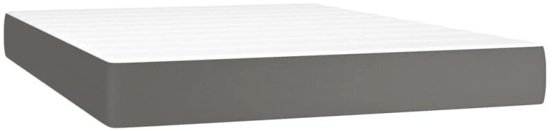 ΚΡΕΒΑΤΙ BOXSPRING ΜΕ ΣΤΡΩΜΑ ΓΚΡΙ 140X190ΕΚ. ΑΠΟ ΣΥΝΘΕΤΙΚΟ ΔΕΡΜΑ 3127251