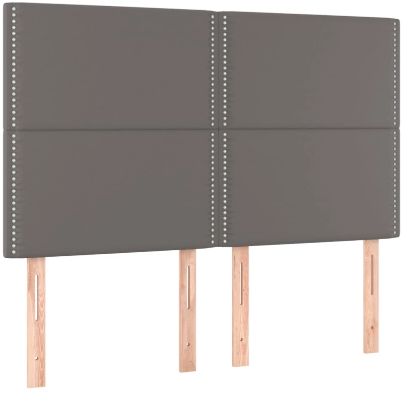 ΚΡΕΒΑΤΙ BOXSPRING ΜΕ ΣΤΡΩΜΑ & LED ΓΚΡΙ 140X200 ΕΚ. ΣΥΝΘ. ΔΕΡΜΑ 3135889