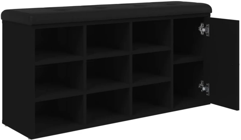 ΠΑΠΟΥΤΣΟΘΗΚΗ ΜΑΥΡΗ 102 X 32 X 50 ΕΚ. ΑΠΟ ΕΠΕΞΕΡΓΑΣΜΕΝΟ ΞΥΛΟ 835090