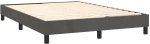 ΚΡΕΒΑΤΙ BOXSPRING ΜΕ ΣΤΡΩΜΑ ΣΚΟΥΡΟ ΓΚΡΙ 140X190 ΕΚ. ΒΕΛΟΥΔΙΝΟ 3127428