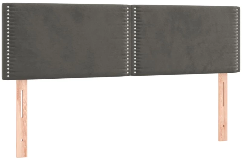 ΚΡΕΒΑΤΙ BOXSPRING ΜΕ ΣΤΡΩΜΑ ΣΚΟΥΡΟ ΓΚΡΙ 140X200 ΕΚ. ΒΕΛΟΥΔΙΝΟ 3130902