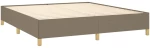 ΠΛΑΙΣΙΟ ΚΡΕΒΑΤΙΟΥ TAUPE 180X200 ΕΚ. ΥΦΑΣΜΑΤΙΝΟ 347185