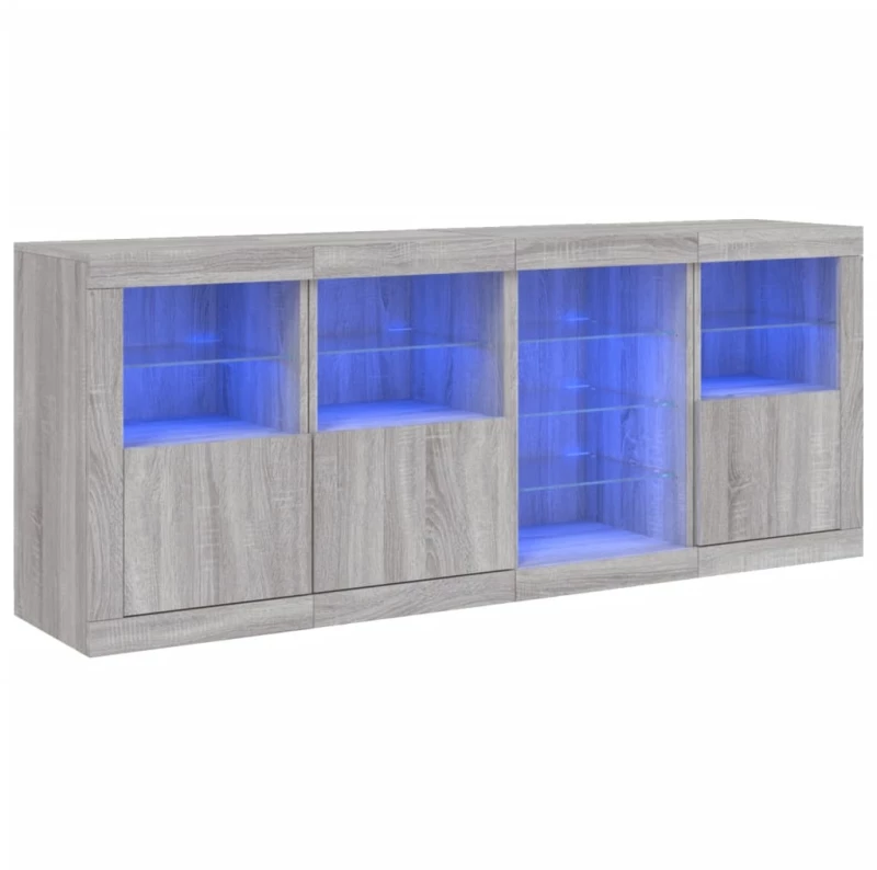 ΜΠΟΥΦΕΣ ΜΕ LED ΓΚΡΙ SONOMA 164 X 37 X 67 ΕΚ. 3209056