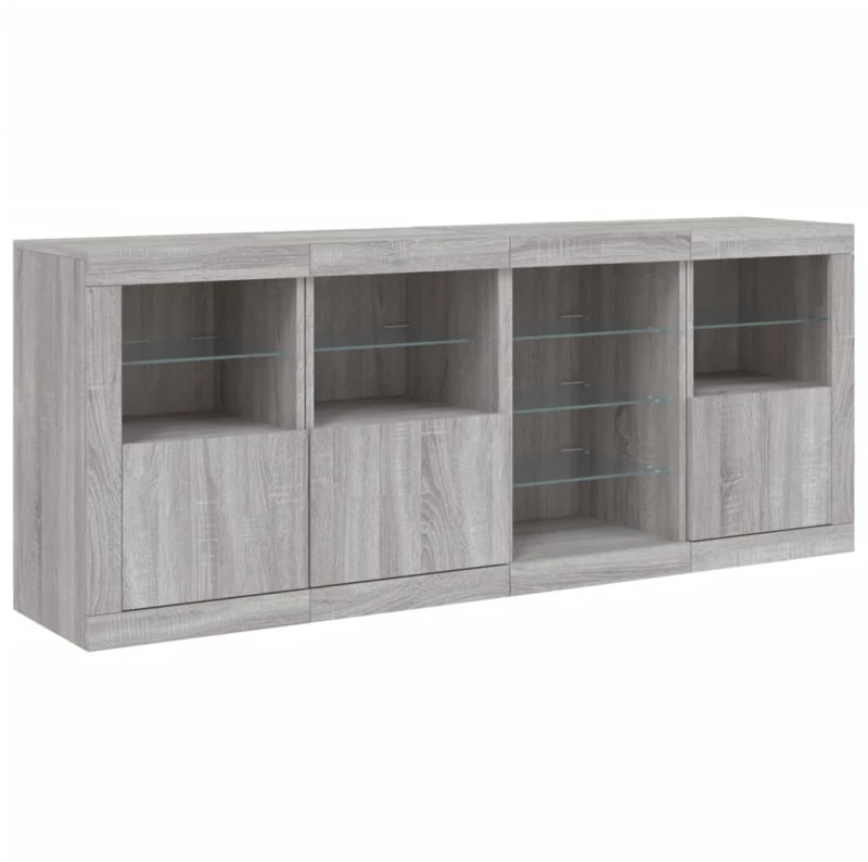 ΜΠΟΥΦΕΣ ΜΕ LED ΓΚΡΙ SONOMA 164 X 37 X 67 ΕΚ. 3209056