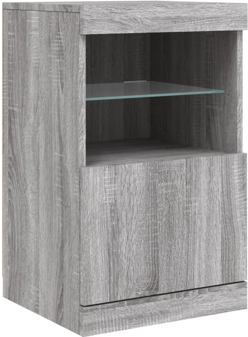 ΜΠΟΥΦΕΣ ΜΕ LED ΓΚΡΙ SONOMA 164 X 37 X 67 ΕΚ. 3209056