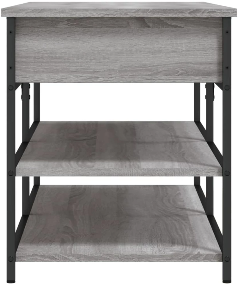 ΠΑΠΟΥΤΣΟΘΗΚΗ ΓΚΡΙ SONOMA 100X42,5X50 ΕΚ. ΑΠΟ ΕΠΕΞΕΡΓΑΣΜΕΝΟ ΞΥΛΟ 839036