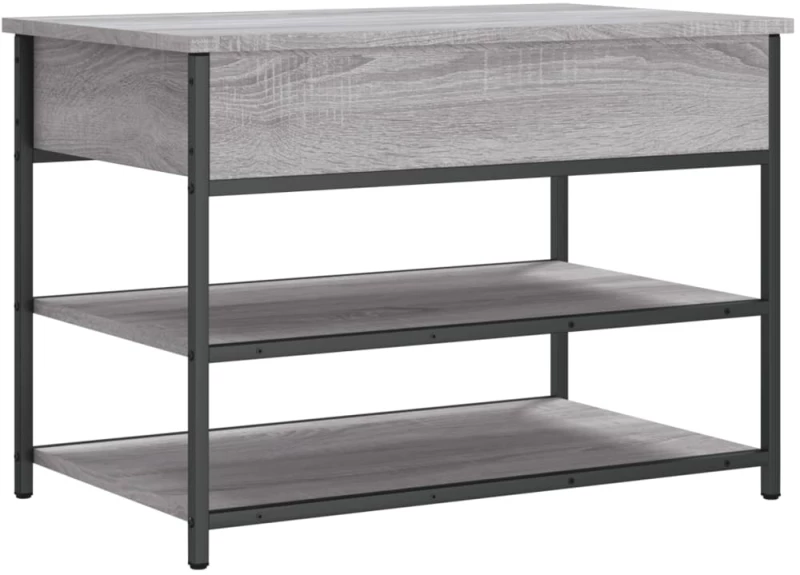 ΠΑΠΟΥΤΣΟΘΗΚΗ ΓΚΡΙ SONOMA 70X42,5X50 ΕΚ. ΑΠΟ ΕΠΕΞΕΡΓΑΣΜΕΝΟ ΞΥΛΟ 839031