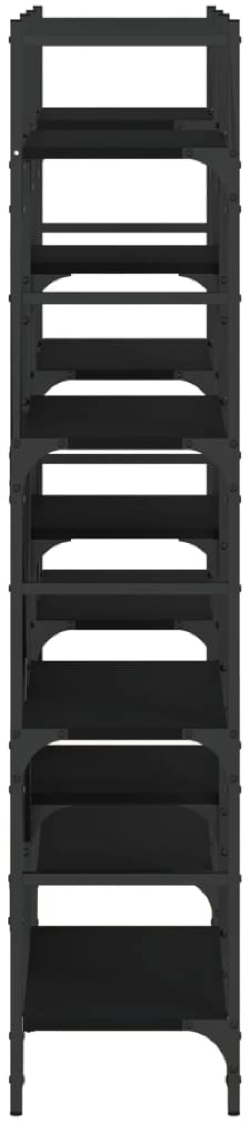 ΒΙΒΛΙΟΘΗΚΗ ΜΑΥΡΗ 160 X 28,5 X 136,5 ΕΚ. ΑΠΟ ΕΠΕΞΕΡΓΑΣΜΕΝΟ ΞΥΛΟ 838873