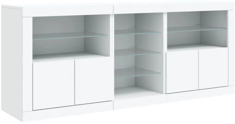 ΜΠΟΥΦΕΣ ΜΕ ΦΩΤΑ LED ΛΕΥΚΟΣ 181,5 X 37 X 67 ΕΚ. 3209037