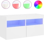ΈΠΙΠΛΟ ΤΟΙΧΟΥ ΤΗΛΕΟΡΑΣΗΣ ΜΕ LED ΛΕΥΚΟ 80X30X40 ΕΚ. 837197