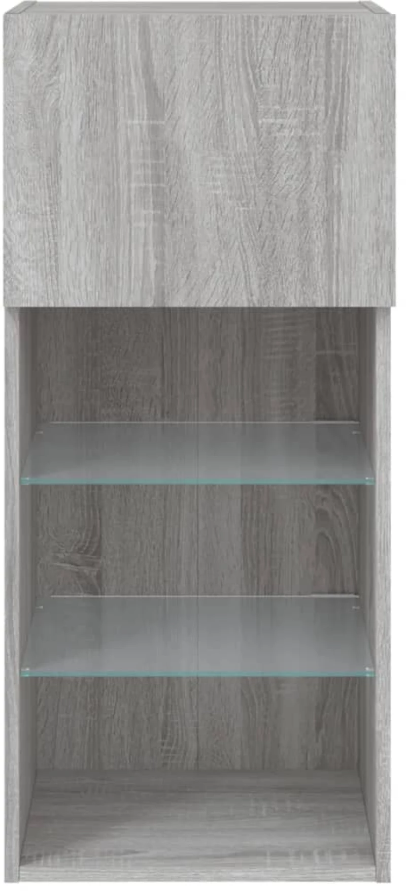ΈΠΙΠΛΑ ΤΗΛΕΟΡΑΣΗΣ ΜΕ LED 2 ΤΕΜ. ΓΚΡΙ SONOMA 40,5X30X90 ΕΚ. 837054