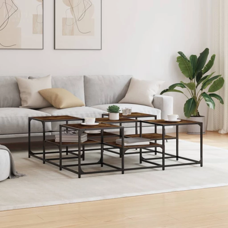ΤΡΑΠΕΖΑΚΙ ΣΑΛΟΝΙΟΥ ΚΑΠΝΙΣΤΗ ΔΡΥΣ 121X121X40ΕΚ. ΕΠΕΞΕΡΓΑΣΜ. ΞΥΛΟ 839070