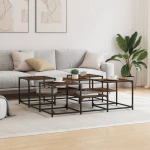 ΤΡΑΠΕΖΑΚΙ ΣΑΛΟΝΙΟΥ ΚΑΠΝΙΣΤΗ ΔΡΥΣ 121X121X40ΕΚ. ΕΠΕΞΕΡΓΑΣΜ. ΞΥΛΟ 839070