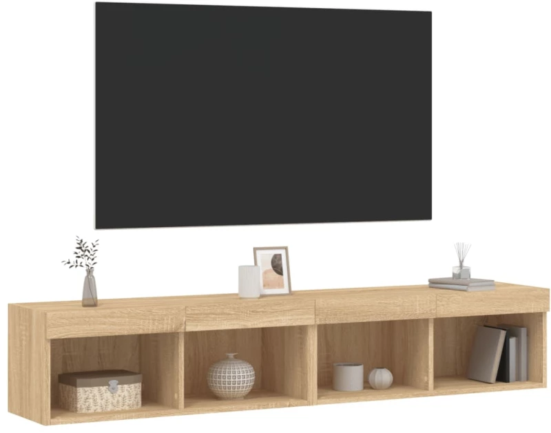 ΈΠΙΠΛΑ ΤΗΛΕΟΡΑΣΗΣ ΜΕ LED 2 ΤΕΜ. SONOMA ΔΡΥΣ 80 X 30 X 30 ΕΚ. 837146