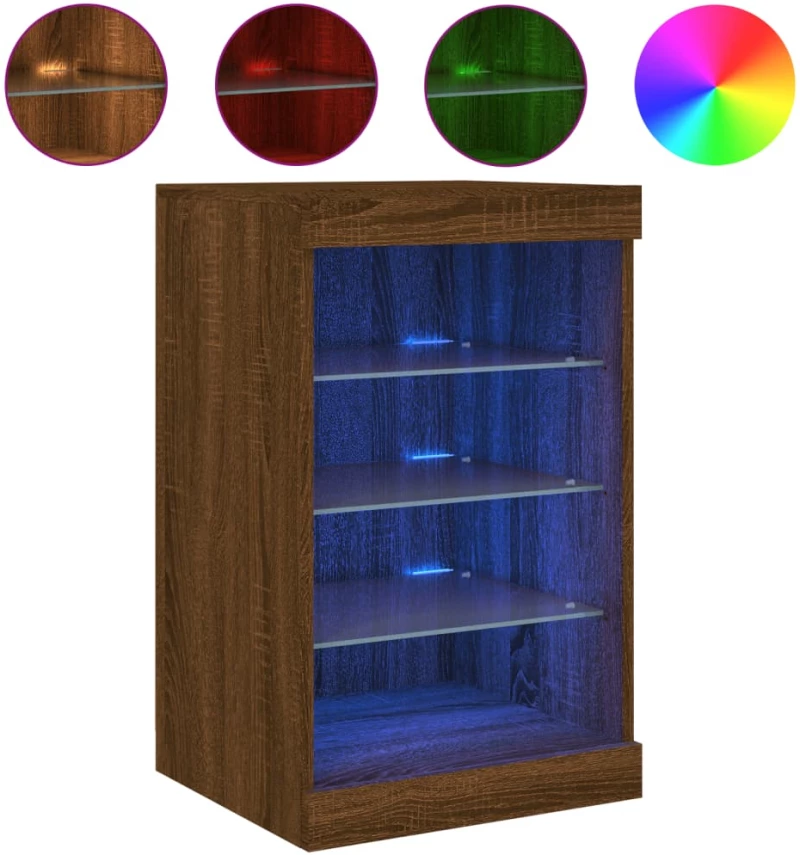 ΜΠΟΥΦΕΣ ΜΕ LED ΚΑΦΕ ΔΡΥΣ 41 X 37 X 67 ΕΚ. 836727