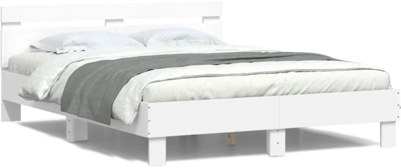 ΠΛΑΙΣΙΟ ΚΡΕΒΑΤΙΟΥ ΜΕ ΚΕΦΑΛΑΡΙ/LED ΛΕΥΚΟ 140 X 200 ΕΚ 3207546