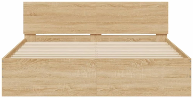 ΠΛΑΙΣΙΟ ΚΡΕΒΑΤΙΟΥ ΜΕ ΚΕΦΑΛΑΡΙ SONOMA ΔΡΥΣ 150X200 ΕΚ. 3207478