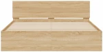ΠΛΑΙΣΙΟ ΚΡΕΒΑΤΙΟΥ ΜΕ ΚΕΦΑΛΑΡΙ SONOMA ΔΡΥΣ 150X200 ΕΚ. 3207478