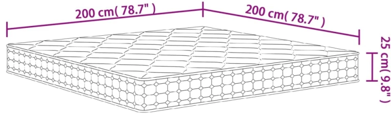 ΣΤΡΩΜΑ ΜΕ POCKET SPRINGS ΜΕΣΑΙΑ ΣΚΛΗΡΟΤΗΤΑ 200 X 200 ΕΚ. 3206421