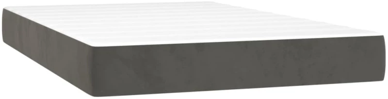 ΚΡΕΒΑΤΙ BOXSPRING ΜΕ ΣΤΡΩΜΑ ΣΚΟΥΡΟ ΓΚΡΙ 120X200 ΕΚ. ΒΕΛΟΥΔΙΝΟ 3144322