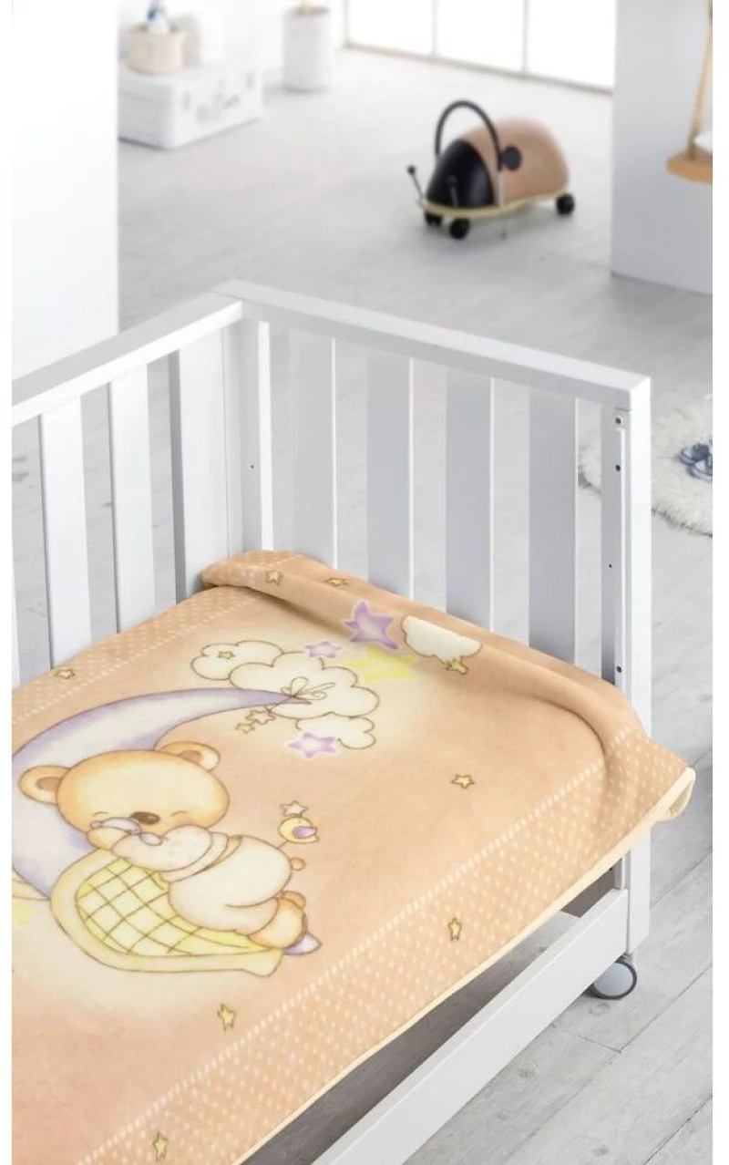 Piel Sa Sleepy Bear Κουβέρτα Αγκαλιάς Beige