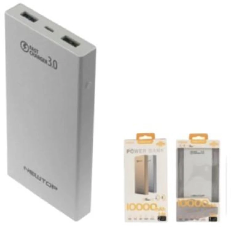 NEWTOP Powerbank PB06 FASTCHARGE 10000mAh σε ΛΕΥΚΟ Χρώμα