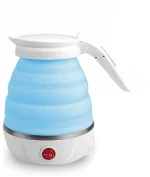 Travel Folding Electric Kettle Βραστήρας Ταξιδίου 600ml 600W Μπλε